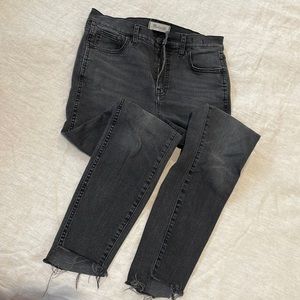 Madewell 10” high-rise skinny Jean in starkey wash